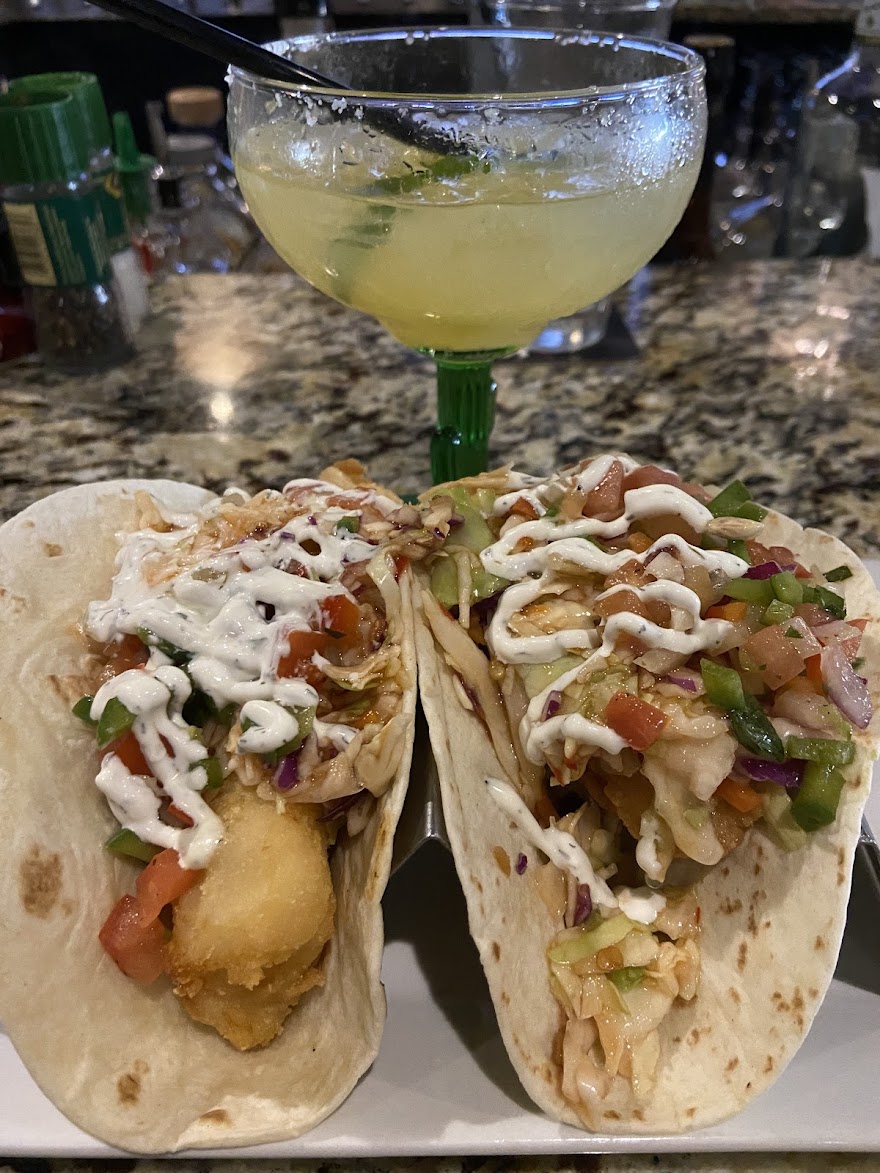 Tacos and margarita